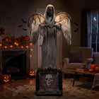 DREAMADE 5.5ft Halloween Animated Angel Ghost Statue