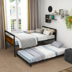Dreamade Metal Daybed with Trundle