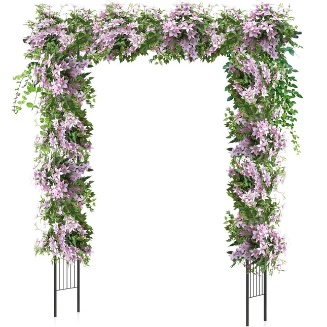 Dreamade Garden Arch Trellis - 81''H x 81''W Metal Garden Arbor