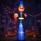 DREAMADE 10FT Halloween Inflatable Lighted Pumpkin Gentleman