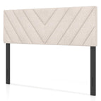 Diagonal Channel Tufting / Beige