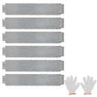 Dreamade 6 Pack Galvanized Steel Landscape Edging