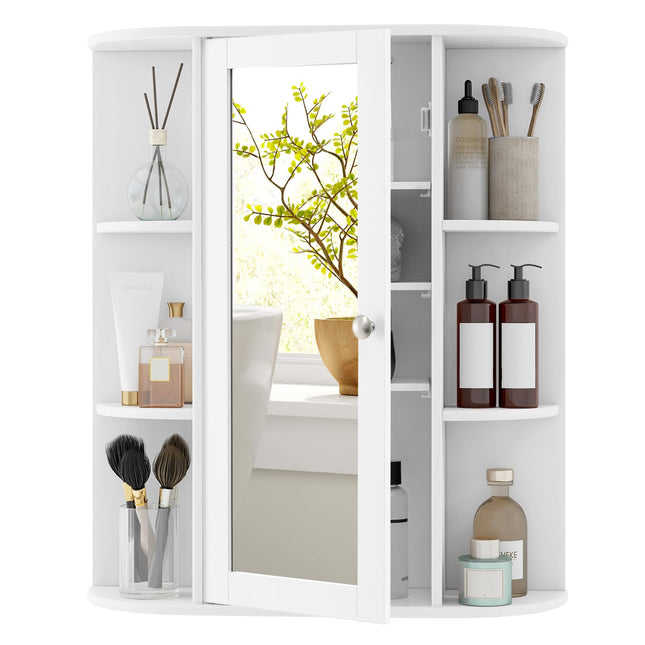 Dreamade Medicine Cabinet, Bathroom Wall Cabinet with Mirror