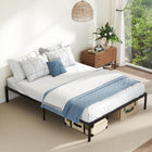 Dreamade 12 Inch Metal Platform Bed Frame with Steel Slats Support