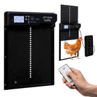 Dreamade Aluminum Auto Chicken Coop Door Solar Powered with Light Sensor & Timer