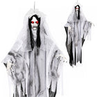 DREAMADE 6 FT Animated Ghost Bride Life Size Hanging Halloween Prop
