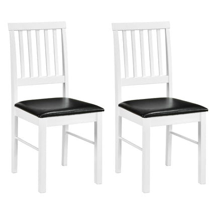 Dreamade Modern Mid Century Dining Room Chairs with Hollowed Backrest