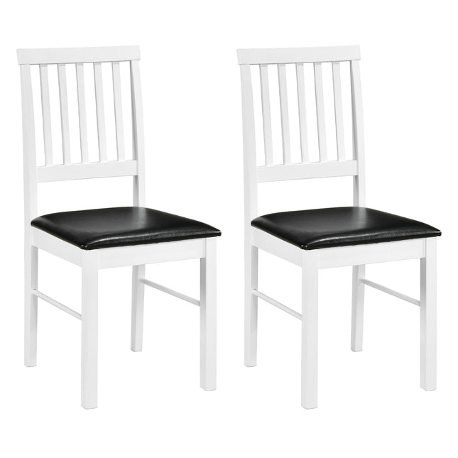 Dreamade Modern Mid Century Dining Room Chairs with Hollowed Backrest
