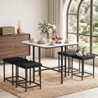 Dreamade Space-Saving Kitchen Table and Chairs Set for 4
