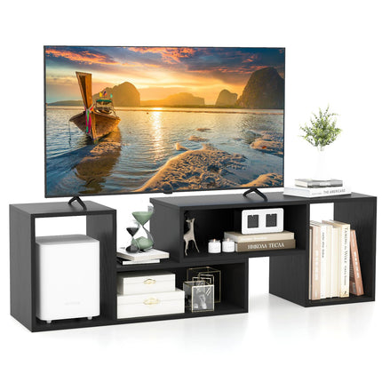 Dreamade Bookshelf TV Stand for TVs up to 55"