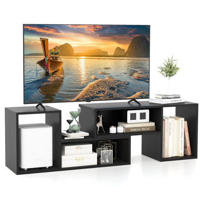 Dreamade Bookshelf TV Stand for TVs up to 55"