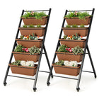 Dreamade Vertical Planter Raised Bed on Wheels