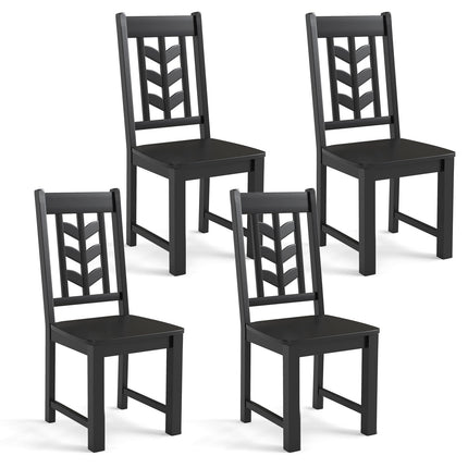 Dreamade Wooden Dining Chairs Set of 2/4