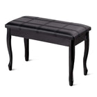 Dreamade Piano Bench PU Leather W/Padded Cushion and Music Storage