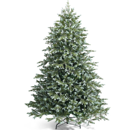 Dreamade 7ft Artificial Christmas Tree Feel Real Unlit Hinged Xmas Spruce Tree