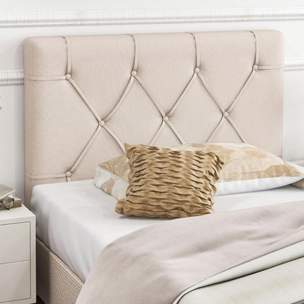 Dreamade Upholstered Headboard for Twin/Twin XL Size Bed, Wall Mounted Twin Headboard Only