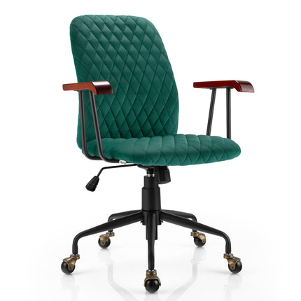 Dreamade Velvet Home Office Desk Chair