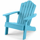 Dreamade Kids Adirondack Chair, All-Weather HIPS Children's Outdoor Chair with Tilted High Backrest