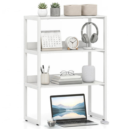Dreamade Desktop Bookshelf for Home Office Kitchen Dorm (1/2)