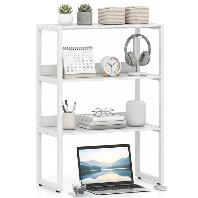 Dreamade Desktop Bookshelf for Home Office Kitchen Dorm (1/2)