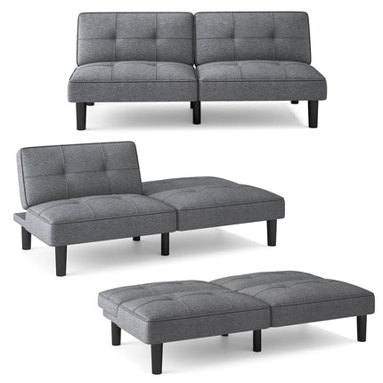 Dreamade Convertible Futon Sofa Bed, Upholstered Folding Recliner