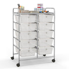 10 Drawers Rolling Cart, Classroom Organizers - Dreamade
