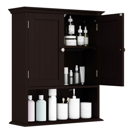 Dreamade Wall Mounted Medicine Cabinets - Above Toilet Bathroom Cabinet with Adjustable Shelf