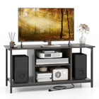 Dreamade TV Stand for TV Up to 50” TVs, Entertainment Center with Charging Station, USB & Type C Ports