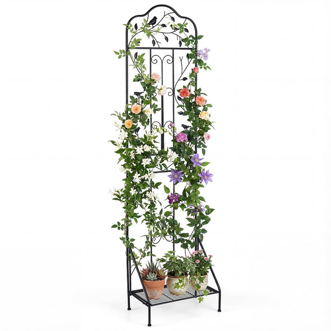 Dreamade Metal Garden Trellis for Climbing Plants
