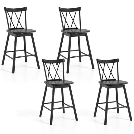 Dreamade Windsor Bar Stools Set of 2/4(29"/24")