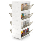 Dreamade 44 Gal Plastic Storage Bins with Lids for Living Room