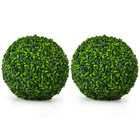 Dreamade 2 PCS 15.7 Inch Artificial Boxwood Topiary Balls - DreamadeUS