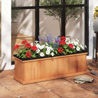 Dreamade Outdoor Raised Garden Bed 28” x 10” x 10” Pine Wood Planter Box