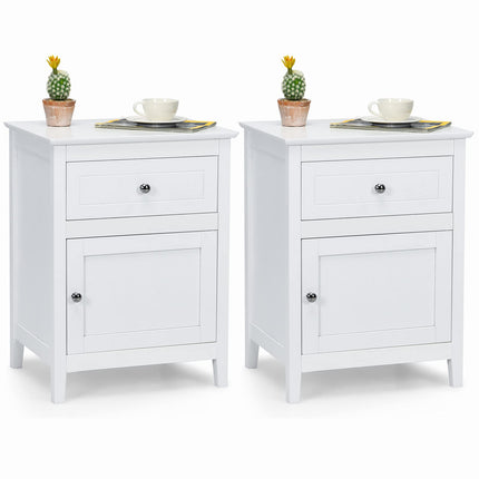 Wooden End Table W/Shelf - Dreamade