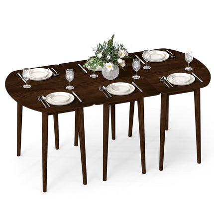 Dreamade Extendable Dining Table for 6-8 People 68" Farmhouse Kitchen Table