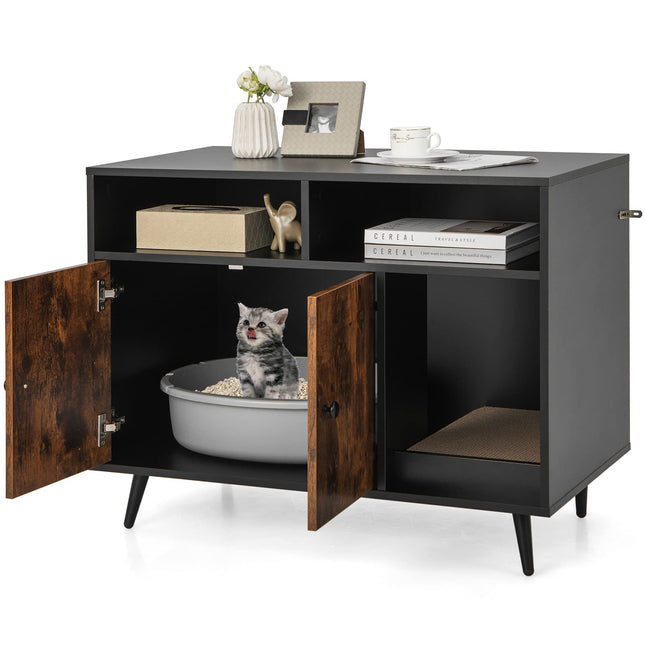 Dreamade Cat Litter Box Enclosure