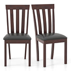 Dreamade Wood Dining Chair, Mid Century Dining Side Chairs for Kitchen, Dining Room, Restaurant