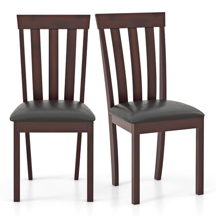 Dreamade Wood Dining Chair, Mid Century Dining Side Chairs for Kitchen, Dining Room, Restaurant