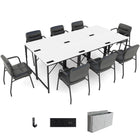 Dreamade Conference Table with Charging Station, 2/4/6 PCS 32
