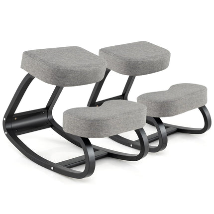 Dreamade Ergonomic Kneeling Chair, Rocking Posture Chair with Padded Cushion