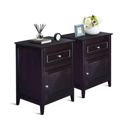 Wooden End Table W/Shelf - Dreamade