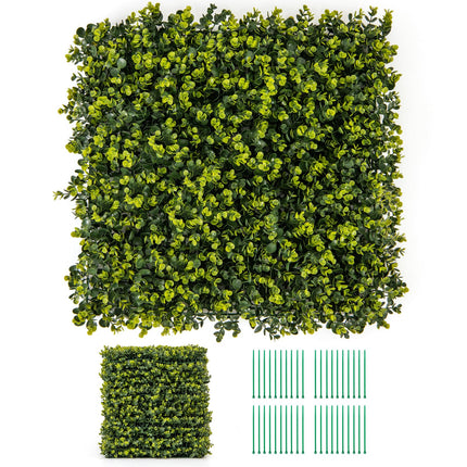 Dreamade 20" x 20" Artificial Boxwood Panels 12PCS, 33.3 Sq.ft Garden Privacy Fence Screen (Boxwood)