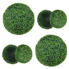 Dreamade 2 PCS 20 Inch Artificial Plant Topiary Ball, Round Faux Boxwood Balls Outdoor