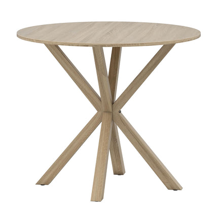 Dreamade Farmhouse Kitchen Table with Rubber Wood Legs