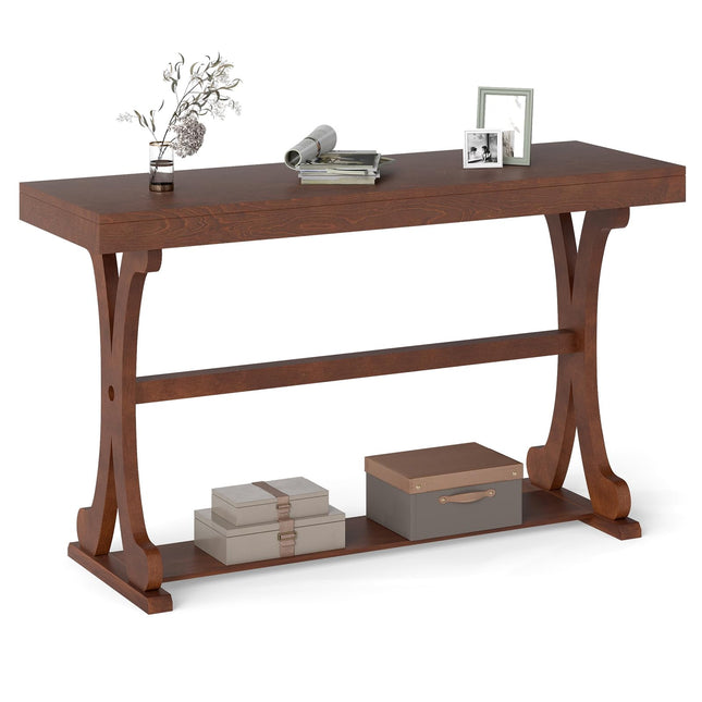 Dreamade 52" Narrow Console Table with Storage Shelf & Anti-Tip Kit for Entryway Living Room