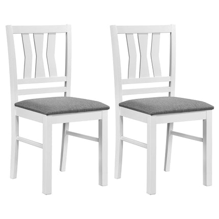 Dreamade Wood Dining Chairs Set of 2/4 with Slat Back