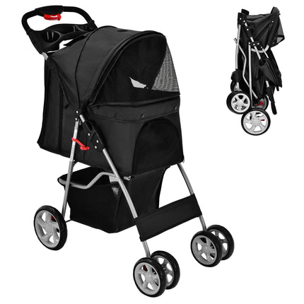 Pet Stroller for Small Medium Dogs Cats Puppy - Dreamade