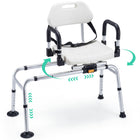 Dreamade Sliding Shower Chair with Swivel Seat