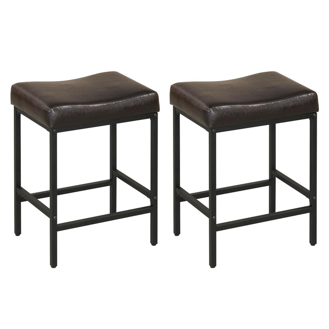 Dreamade 25 Inch Counter Height Bar Chairs for Kitchen Island (2/4)