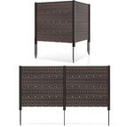 48''W x 45''H / Brown / 4 Panels